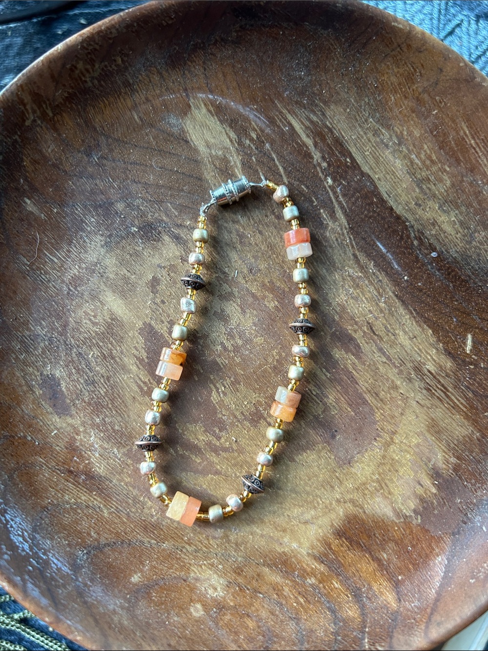 Sunstone bracelet